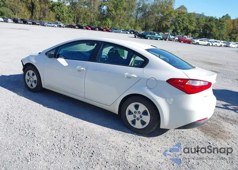 2016 Kia Forte Lx из США, поврежденный, VIN KNAFK4A6XG5619455